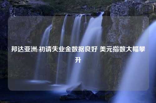 邦达亚洲:初请失业金数据良好 美元指数大幅攀升