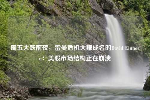 周五大跌前夜，雷曼危机大赚成名的David Einhorn：美股市场结构正在崩溃