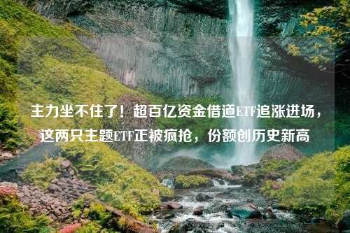 主力坐不住了！超百亿资金借道ETF追涨进场，这两只主题ETF正被疯抢，份额创历史新高