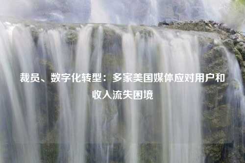 裁员、数字化转型：多家美国媒体应对用户和收入流失困境