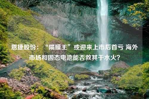 恩捷股份：“隔膜王”或迎来上市后首亏 海外市场和固态电池能否救其于水火？